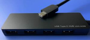 USBハブType-C USB-A 4メスポート
