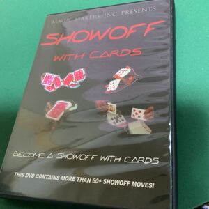ショーオフ・カード DVD 衝撃の第２弾！カードテクニックに究極のコレクションが追加　マジックレクチャーDVD フラリッシュ　手品