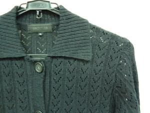  old clothes UNTITLED/ knitted jacket / cardigan / black /9 number .