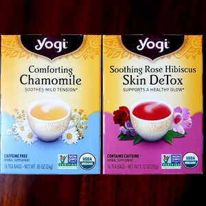 ☆★Yogi Tea ヨギティー スキンデトックス/カモミール 16袋入り×2箱