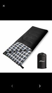 寝袋 シュラフ 封筒型 保温 軽量 210T防水シュラフ 快適温度-10℃~25℃ スリーピングバッグ コンパクト アウトドア 