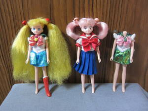  美少女戦士セーラームーン バンダイ ミニコレクション 3体セット セーラームーン ちびうさ セーラージュピタードール 人形 フィギュア 