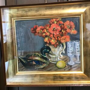 絵画 油絵 F8キャンバス原画 ※額無し販売