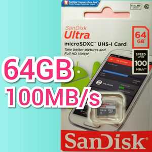 サンディスク　microSDカード　64GB マイクロSD 