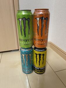 最安値 日本未発売 海外モンスターエナジー 飲み比べセット モンスターエナジードリンク 4本セット!!
