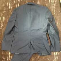 ジュンメン　JUNmen　ブラックライン　セットアップスーツ　ネイビー　シャドーストライプ　Mサイズ　ジャケット　パンツ　メンズ_画像5