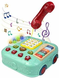 Fajiabao 知育玩具 音楽 楽器 ピアノ モンテッソーリ キーボード 電話車 親子ゲーム 赤ちゃん おもちゃ 男の子 女の子 2 3 4 5 6 7 歳