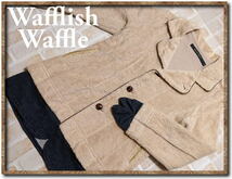 ☆Wafflish Waffle　ワッフリッシュワッフル　パイルジャケット　ベージュ☆_画像1