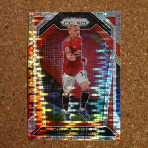 panini prizm soccer Donny van de Beek パニーニ プリズムサッカー ドニーファンデベーク マンチェスターユナイテッド オランダ