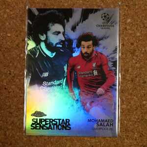 topps Chrome Mohamed Salah superstar sensations トップスクローム モハメドサラー リヴァプール エジプト