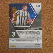 panini mosaic soccer Dejan Kulusevski パニーニモザイクサッカー デヤンクルゼフスキ ユヴェントス ユベントス スウェーデン refractor_画像2