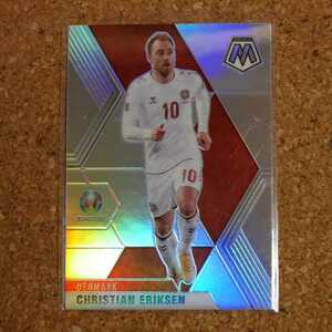 panini mosaic soccer Christian ERIKSEN パニーニドンラスサッカー クリスティアンエリクセン デンマーク インテル refractor silver holo