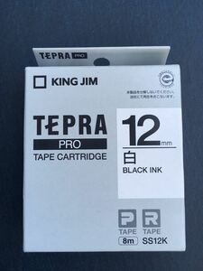 キングジム KING JIM SS12K [テプラPROテープカートリッジ]　未使用品　《送料無料》