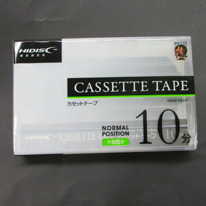 同梱可能 カセット テープ １０分 HIDISC HDAT10N1P/0159ｘ２本セット/卸
