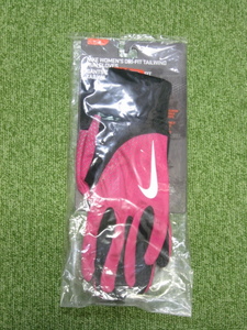 NIKE/ナイキ/ランニンググローブ/レディース/タッチパネル対応/M寸(ピンクポウ/ブラック)【RN2011】
