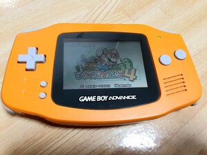 任天堂 " ゲームボーイアドバンス 本体 オレンジ AGB-001" Nintendo GAME BOY ADVANCE ⑤
