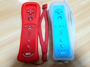 除菌清掃済み " 任天堂Wiiリモコン モーションプラス2点セットヌンチャク付き " 動作確認済み WiiU 3