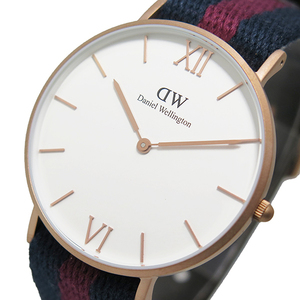 【新品 本物】ダニエルウェリントン 腕時計 GRACE LONDON 36 ローズゴールド 0551DW ホワイト