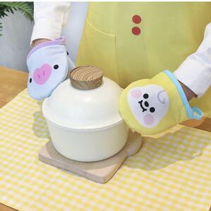 新品 公式 BT21 ミトン CHIMMY チミー BTS ジミン 鍋つかみ 耐熱