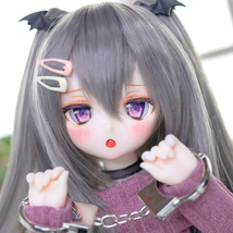 DDH-01 SW肌 カスタムヘッド＋おまけカボションアイ2種※ソフビ盛り難あり MDD【りく】_画像1