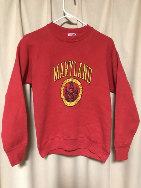 80s～90s USED SWEAT SHIRTS MADE IN USA 80's～90's 中古 メリーランド大学 カレッジ スウェット シャツ XSサイズ アメリカ製 送料無料