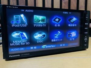 音の匠 ストラーダ CN-R300WD 地デジフルセグ Panasonic純正新品アンテナキット付 HDMI USB ハンズフリー 2014年度版地図