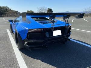  Aventador dry carbon GT Wing used beautiful goods auto kre-b molding all-purpose goods 