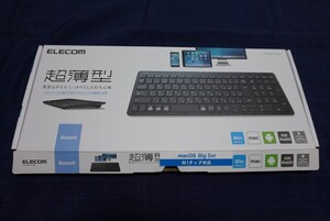 エレコム ブルートゥース キーボード 空箱 電池 取扱説明書あり