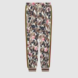 正規新品 GUCCI×THENORTHFACEグッチ◆FLORALjoggingpant パンツイタリア製ストライプライン(XLサイズ)総柄花柄