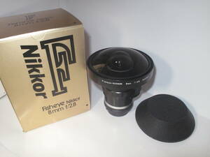Nikon Ai-S Fisheye フィッシュアイ 8mm f2.8 ( 整備、レンズ清掃済み) ■希少■極上品■ 10640