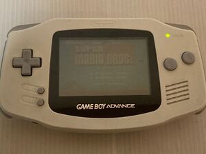 ★動作確認済み ゲームボーイアドバンス(ホワイト) AGB-001 ゲームボーイアドバンス GBA 送料無料★