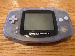 ★②動作良好 概ね美品GBA 任天堂 ゲームボーイアドバンス 本体 Nintendo AGB-001 スケルトンクリア 電池蓋緩い 送料無料★