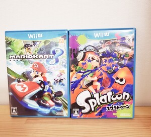 WiiU ソフト スプラトゥーン& マリオカート8 セット