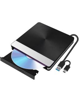 外付け DVDドライブ USB 3.0/Type-C接続 CDドライブ