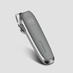 送料無料★Glazata Bluetooth 日本語音声ヘッドセット V4.1 片耳 高音質 ，超大容量バッテリー (グレー)