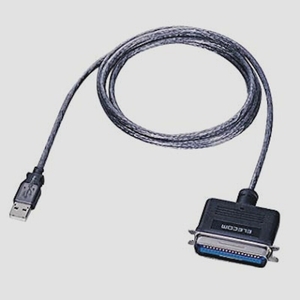 送料無料★ELECOM USB to パラレルプリンタケーブル 1.8m グラファイトUC-PGT