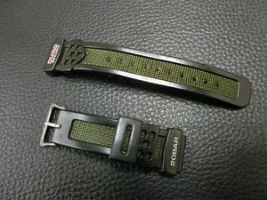 中古 カシオ CASIO デューロ DURO 20BAR DRO-212 純正 バンド ベルト 型式: 442 S1 S2 幅: 19/24mm 管理No.19478