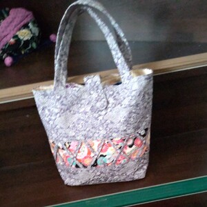 ハンドメイド ミニトートバッグ