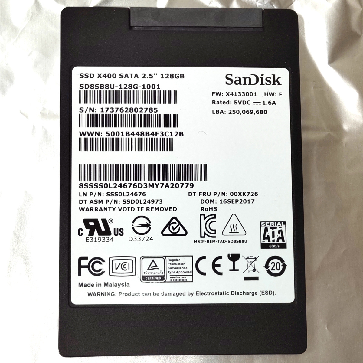 限定特価】 中古SanDisk SATA10個 7mm 128GB 2.5インチ内蔵SSD - PCパーツ - www.smithsfalls.ca