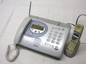 01K103 SANYO サンヨー 電話機 SFX-K12 + 子機1台 通電OK FAX未確認 中古 現状 売り切り