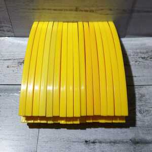  Plarail [ yellow color bending line rail 16ps.@] yellow yellow rail 