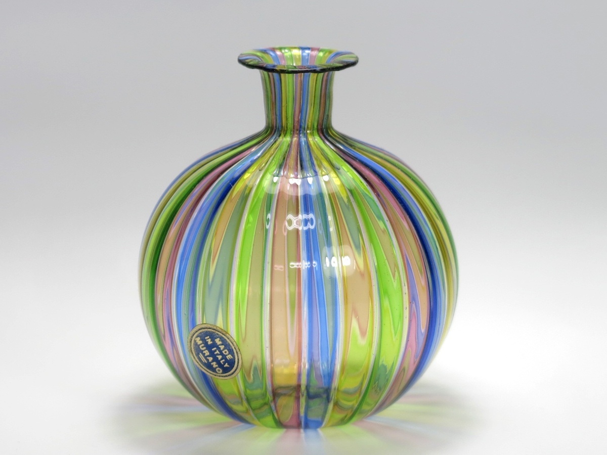 人気No.1 ムラーノ MURANO クリスタル フラワーベース 花瓶 