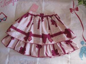 [ half-price ] new goods Shirley Temple popular ribbon & race pt skirt 110 pink go in . type presentation fre car -z