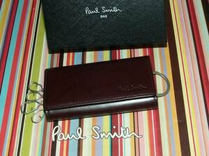 *042w* new goods regular Paul Smith Italian car f/ key case 
