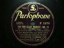 ■SP盤レコード■ニ520(A)　英国盤　IVOR MORETON and DAVE KAYE　TIN PAN ALLEY MEDLEYーNO.12_画像2