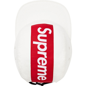 希少★新品本物【白】★Top stripe Camp Cap Box Logo トップストライプ ボックスロゴ 正規店購入 限定品 レアモデル Supreme 2016A/W