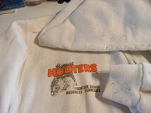 非売品★レア物★USA製★STAFF用 従業員用 HOOTERS フーターズ パーカー トレーナー_画像3