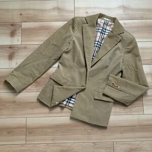 BURBERRY London Burberry London noba в клетку вельвет жакет! tailored jacket 