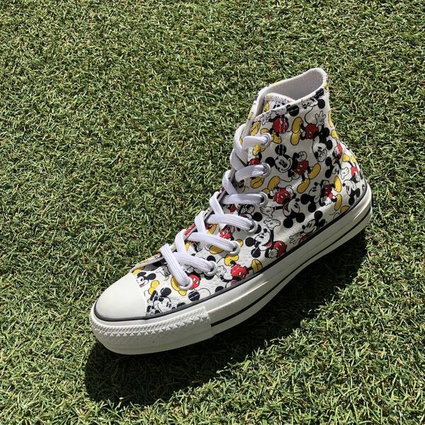 美品22.5 converse ALL STAR 100 MICKEY MOUSE PT HI コンバース オールスター100ミッキーマウスプリント ハイ A17