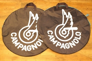 カンパニョーロ Campagnolo ホイールバッグ ネイビー クッションあり 2枚セット 輪行にドウゾ★